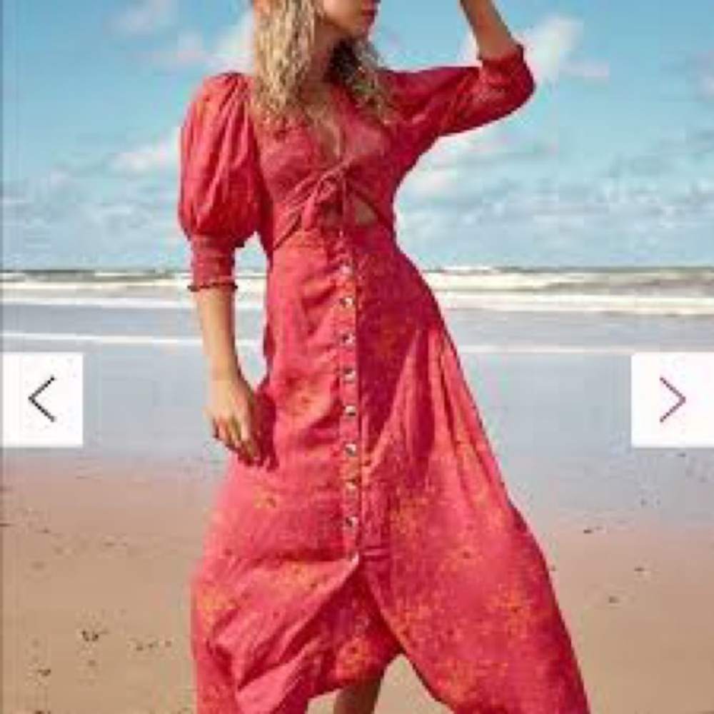 NWOT Free People String Of Hearts Dress